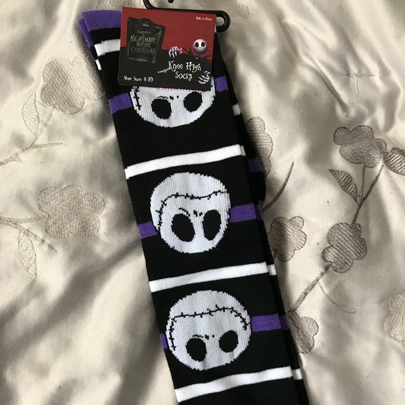Disney Accessories - Nightmare Before Christmas Knee High Socks!